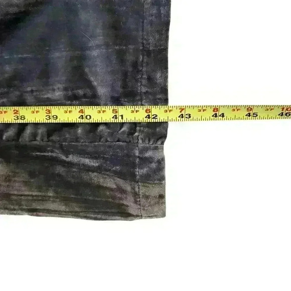 Charcoal Krinkle Velvet Catgo Pants for Women - Picture 10 of 11